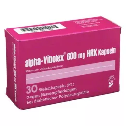 ALPHA VIBOLEX 600 mg HRK pehmekapslid, 30 tk