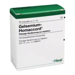 GELSEMIUM HOMACCORD ampullid, 10 tk