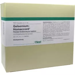 GELSEMIUM HOMACCORD ampullid, 100 tk