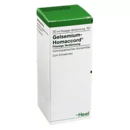 GELSEMIUM HOMACCORD Tilgad, 30 ml