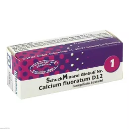 SCHUCKMINERAL Globuli 1 kaltsiumfluoratum D12, 7,5 g