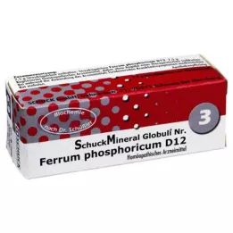 SCHUCKMINERAL Globuli 3 Ferrumi fosforicum D12, 7,5 g
