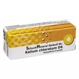 SCHUCKMINERAL Globuli 4 kaaliumkloratum D6, 7,5 g