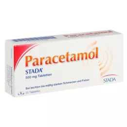 PARACETAMOL STADA 500 mg tabletid, 20 tk