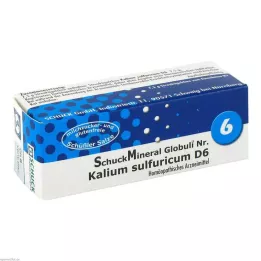 SCHUCKMINERAL Globuli 6 kaalium väävellifuricum D6, 7,5 g