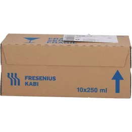 GLUCOSTERIL 5% klaaspudeli infusioonilahus, 10x250 ml