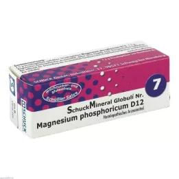 SCHUCKMINERAL Globuli 7 magneesiumfosforikum D12, 7,5 g
