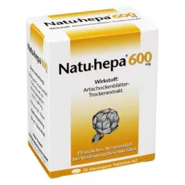 NATU HEPA 600 mg kaetud tabletid, 50 tk