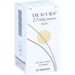 DEACURA 2,5 mg tabletid, 50 tk