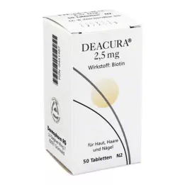 DEACURA 2,5 mg tabletid, 50 tk