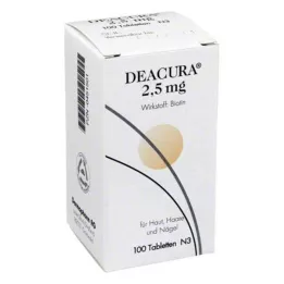 DEACURA 2,5 mg tabletid, 100 tundi