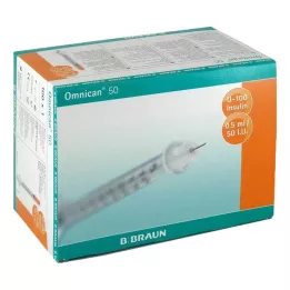 OMNICAN Insuliinisüstal 0,5 ml U100 kanüüliga 0,30x12 mm e., 100X1 tk