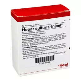 HEPAR SULFURIS INJEEL ampullid, 10 tk