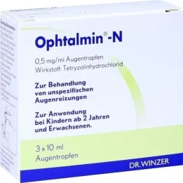 OPHTALMIN-n silmatilku, 3x10 ml