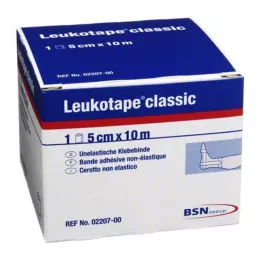 LEUKOTAPE klassikaline 5 cmx10 m valge, 1 tk