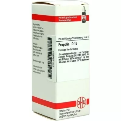 PROPOLIS D 15 lahjendus, 20 ml