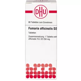 FUMARIA OFFICINALIS D 2 tabletid, 80 tk