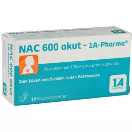 NAC 600 Äge 1A Pharma kihisevates tabletid, 10 tk