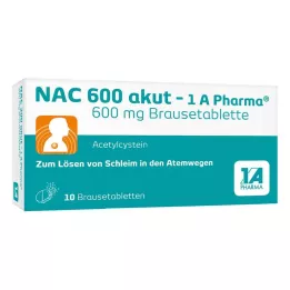 NAC 600 AKUT-1A Pharma kihisevad tabletid, 10 tundi