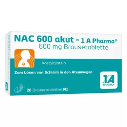 NAC 600 AKUT-1A Pharma kihisevad tabletid, 20 tundi