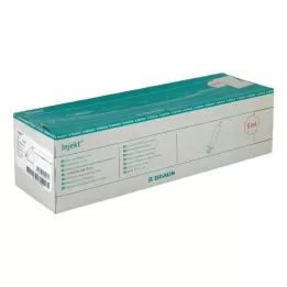 INJEKT Solo süstal 5 ml LL keskne PVC-vaba, 100X5 ml