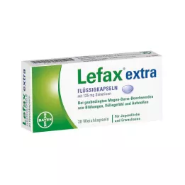 LEFAX ekstra vedelad kapslid, 20 tk