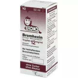 BROMHEXIN Krewew meselb.dropfel 12 mg/ml, 50 ml