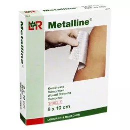 METALLINE surub 8x10 cm steriilset, 10 tundi