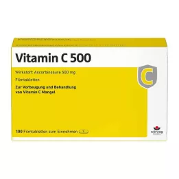 VITAMIN C 500 õhukese polümeerikattega tabletid, 100 tk