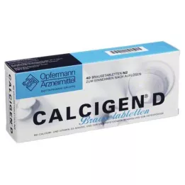 CALCIGEN D 600 mg/400 I.E. kihisevad tabletid, 40 tk