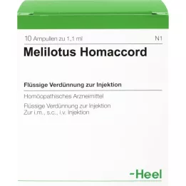 MELILOTUS HOMACCORD ampullid, 10 tk
