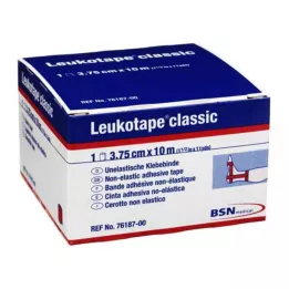 LEUKOTAPE Klassikaline 3,75 cmx10 m punane, 1 tk
