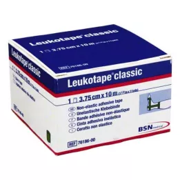LEUKOTAPE Klassikaline 3,75 cmx10 m roheline, 1 tk