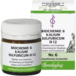 Biokeemia 6 Kaaliumsulfuricum d 12 tabletid, 80 tk