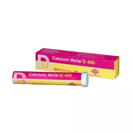 CALCIUM VERLA D 400 kihisevad tabletid, 20 tk
