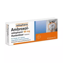 AMBROXOL-ratiopharm 60 mg köha rögalahtistavad tabletid, 20 tk
