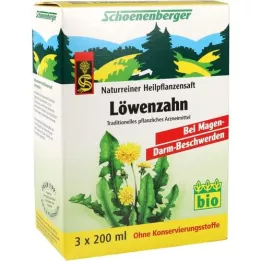 LÖWENZAHN SAFT Schoenenberger ravimtaim, 3x200 ml