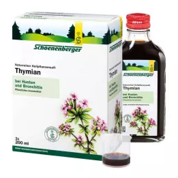 THYMIAN SAFT Schoenenbergeri ravimtaimede mahlad, 3X200 ml
