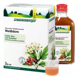 WEISSDORN SAFT Schoenenbergeri ravimtaimede mahlad, 3X200 ml