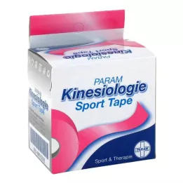 KINESIOLOGIE Sport Tape 5 cmx5 m roosa, 1 tk