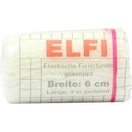 Dracoelfi elastne kinnitusside 6cmx4m krepitud tšello, 1 tk