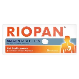 RIOPAN Kõhutabletid Närimistabletid, 20 tk