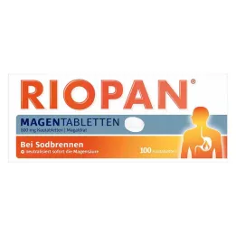 RIOPAN Kõhutabletid Närimistabletid, 100 tk
