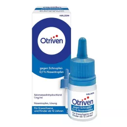 OTRIVEN 0,1% ninatilgad täiskasvanutele ja koolilastele, 10 ml