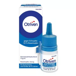 OTRIVEN 0,1% ninatilgad täiskasvanutele ja koolilastele, 20 ml
