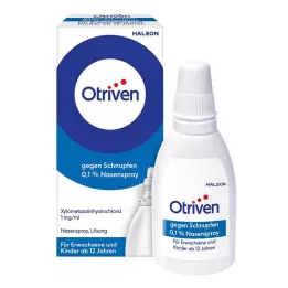 OTRIVEN 0,1% ninasprei täiskasvanutele ja koolilastele, 10 ml