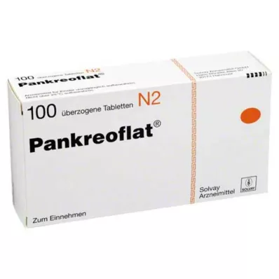 PANKREOFLAT kaetud tabletid, 100 tk PANKREOFLAT kaetud tabletid, 100 tk