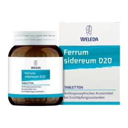 FERRUM SIDEREUM D 20 tabletti, 80 tk