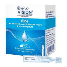 HYLO-VISION siinused üheannuselised pipetid, 20X0,4 ml