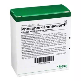 PHOSPHOR HOMACCORD ampullid, 10 tk